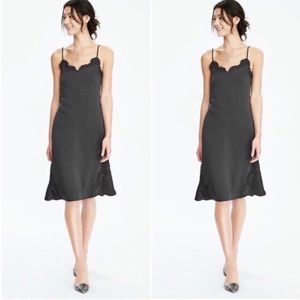 Banana Republic Charcoal Slip Dress